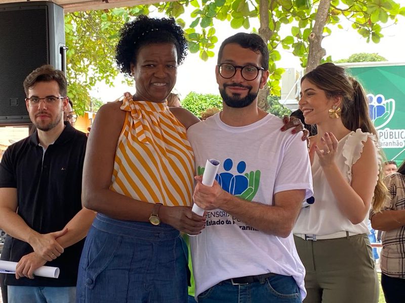 PaisagemPosse popular do defensor-geral Gabriel Furtado e seis novos defensores