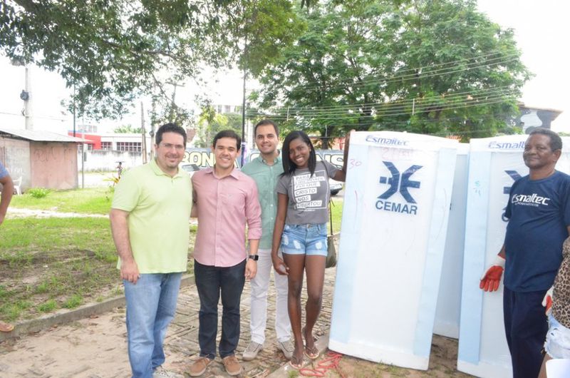 PaisagemDPE e Cemar entregam geladeiras para comunidades